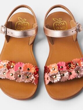 Pom d’Api Plagette Multi Flo Daisy Sandals NWT Size 33